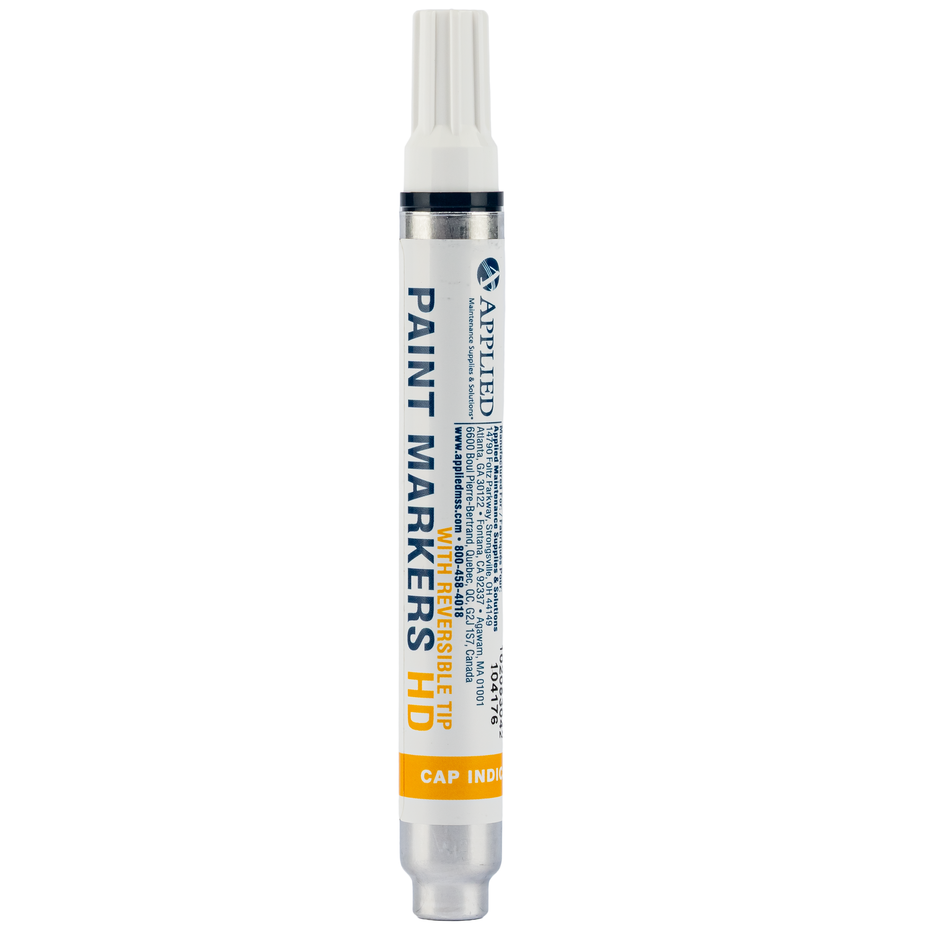 Heavy Duty Industrial Paint Markers with Reversible Tip - White - Q24